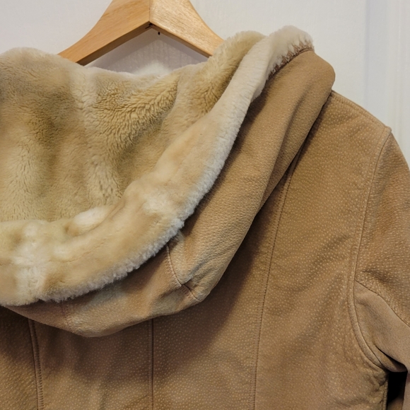 Vintage Genuine Leather Shearling Coat - Picture 8 of 16